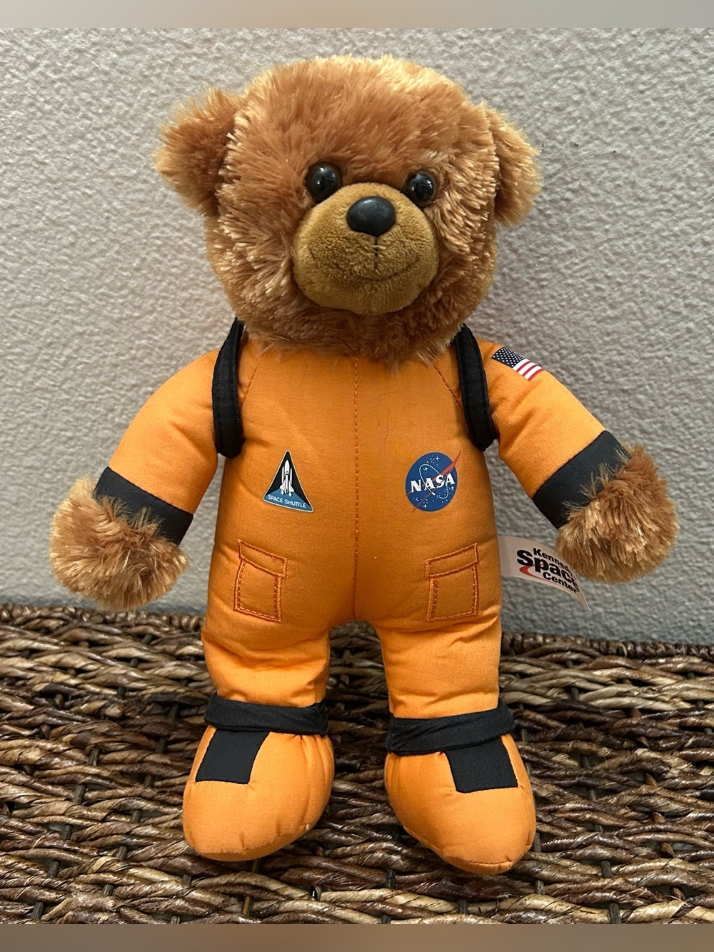 Kennedy Space Center NASA Plush Bear Astronaut Stuffed Animal With Backpack